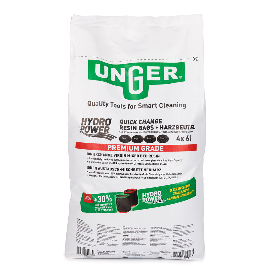 HydroPower DI, 4 Sachets de résine QuickChange 6l (24l) dans un sac