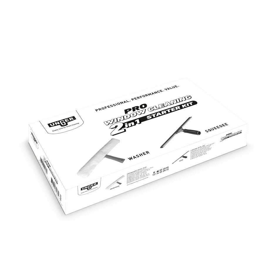 Kit de demarrage pour nettoyage des vitres Pro 2in1
