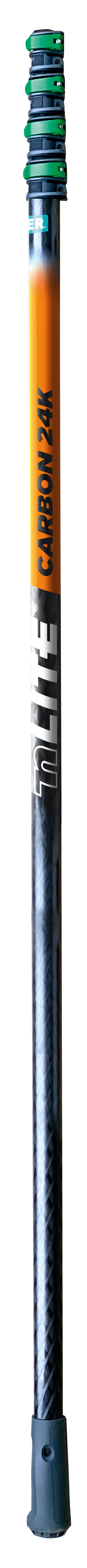 Perche télescopique nLITE Carbon 24K, 4 élements, 6,00m