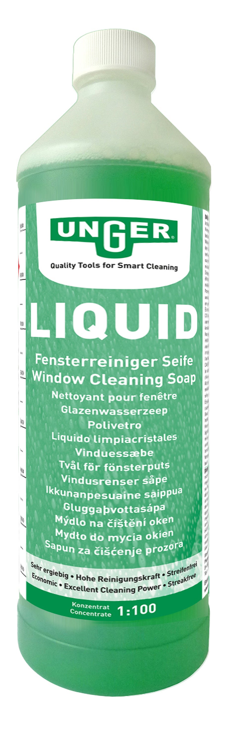 Unger Liquid 1 l, Liquide vitre concentré 1/100 UNGER, 1 Litre