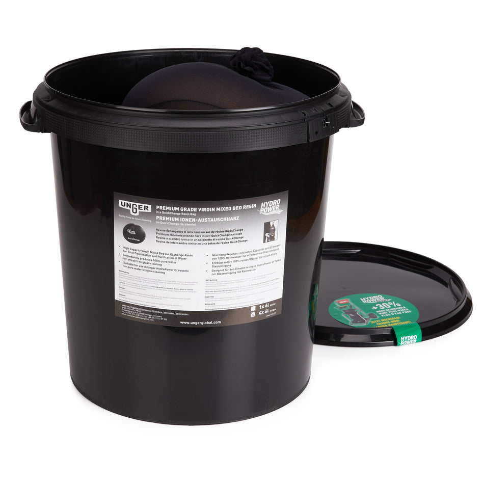 HydroPower DI, 4 Sachets de résine QuickChange 6l (24l) dans un seau