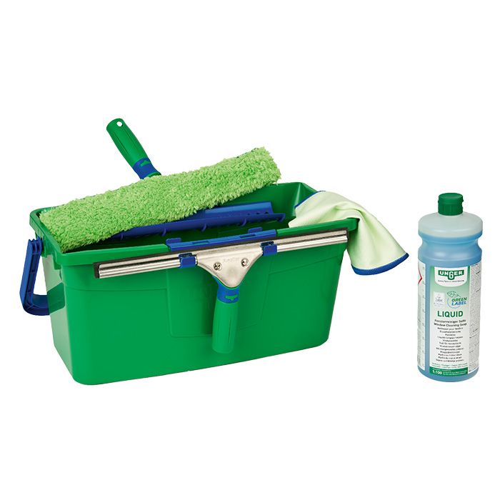Kit de nettoyage de vitres Green Label