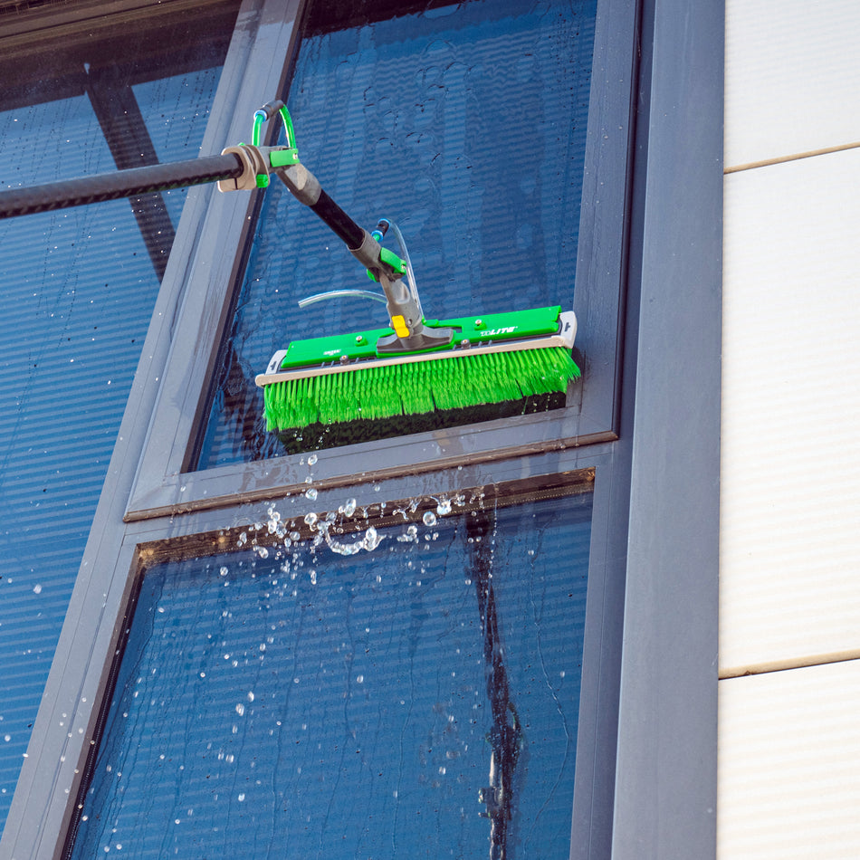 Brosse courbée nLITE, fleurée, 41cm